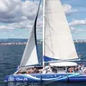 Cambrils: Catamaran cruise with drinks, lunch and swimming