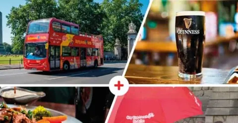 Dublin: City Sightseeing Hop-On Hop-Off Bus Tour