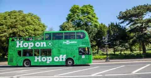 Dublin: The Original Hop-on Hop-off Bus Tour LIVE COMMENTARY
