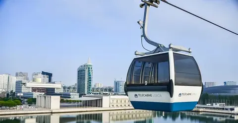 Lisbon: Nations Park Gondola Lift Cable Car Round Trip