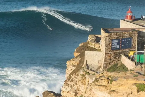 Nazaré is now one of the most popular places to surf in Portugal